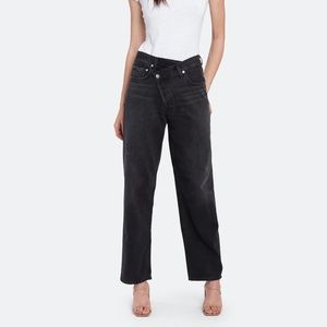 AGOLDE criss cross jean